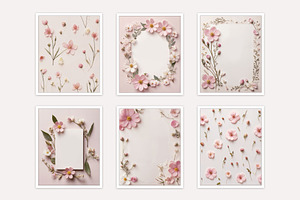 Pink Wildflowers Backgrounds