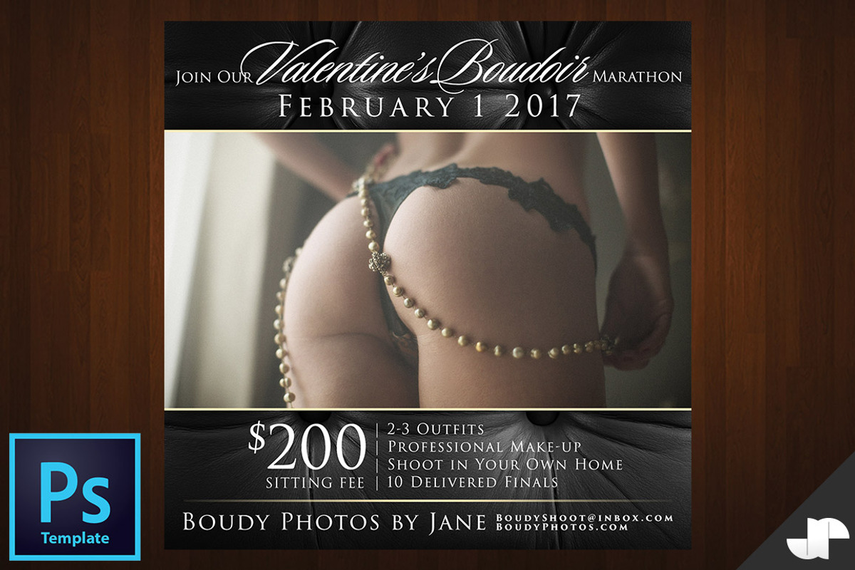 Boudoir Valentine's Day Social Kit, a Templates & Theme by Jaime Radar (Photo 3 of 3)