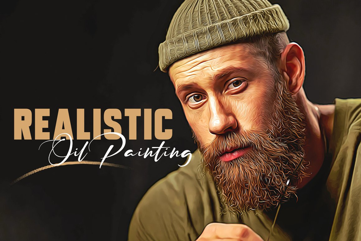 BUNDLE! 15 in 1 Oil Painting Effect, an Action Add-On by U_Design (Photo 13 of 16)