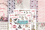 Spooky - Halloween Papers & Cutouts, a Pattern Graphic by MadeByAmaranta (Thumbnail 1 of 5)