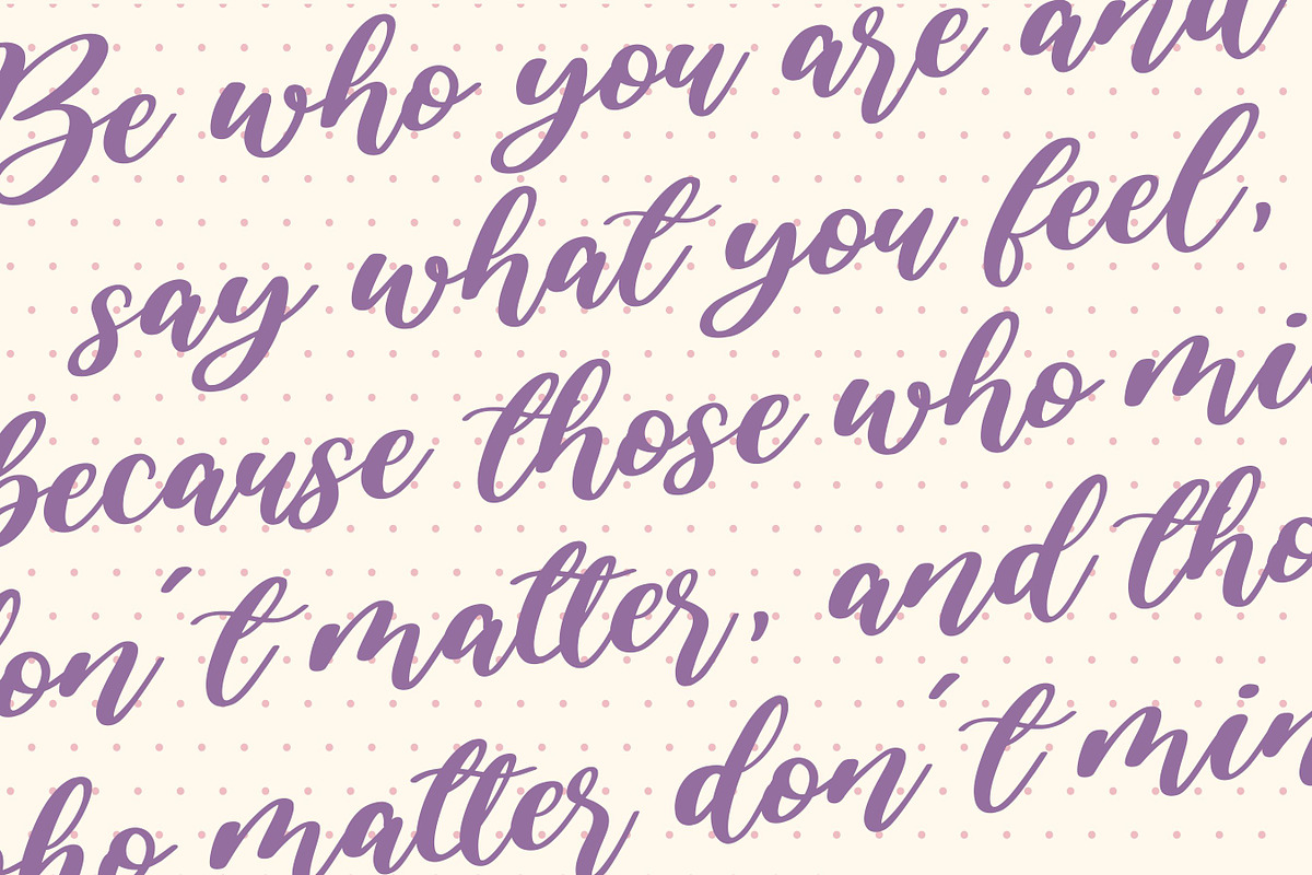 Amarila - Lovely Handwritten Font, a Script Font by Balpirick Studio (Photo 7 of 8)