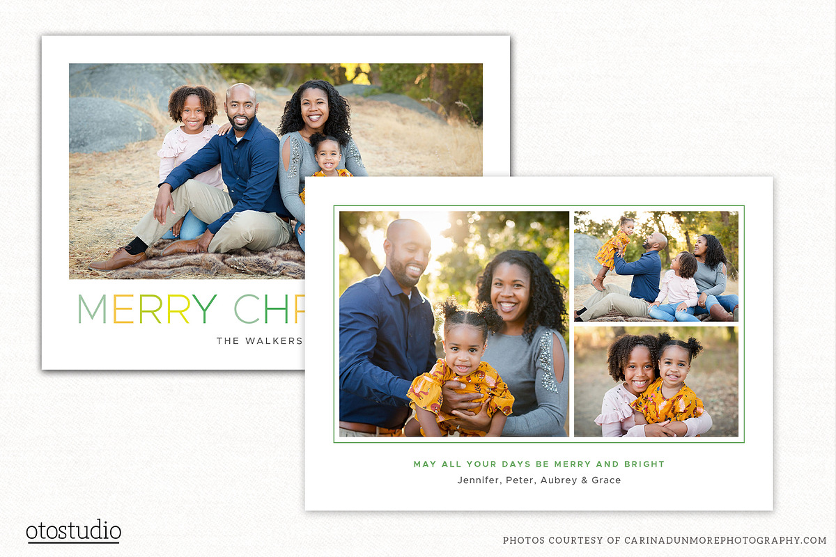 Christmas Card Template CC252, a Card Template by OtoStudio (Photo 2 of 2)