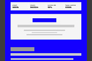 Modern Wireframe Template, a Wireframe Template by MightyDesign (Thumbnail 4 of 9)