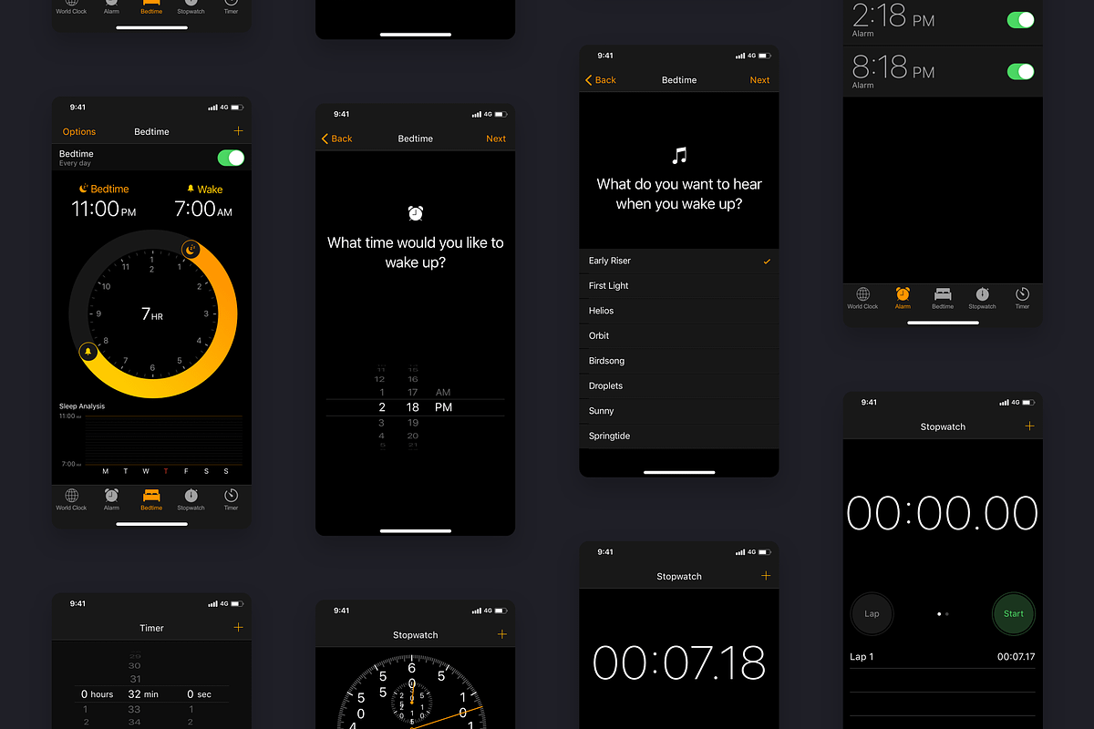 iOS12 GUI KIT, an UI Kit Template by Ui Markets (Photo 7 of 20)