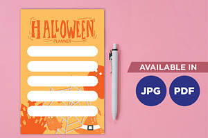 Halloween Planner Printable