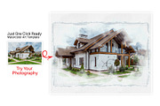 Digital House Painting Art Creator, an Action Add-On by MRI STUDIO (Thumbnail 8 of 29)