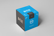 Carton Box Mockup 100x100x100 & Wrap, a Packaging Mockup by Yogurt86 (Thumbnail 4 of 8)