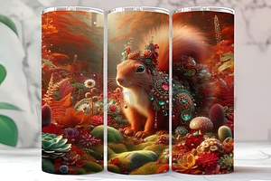 Squirrel Wildlife Nature Tumbler, a Background Photo by LamanAzalea