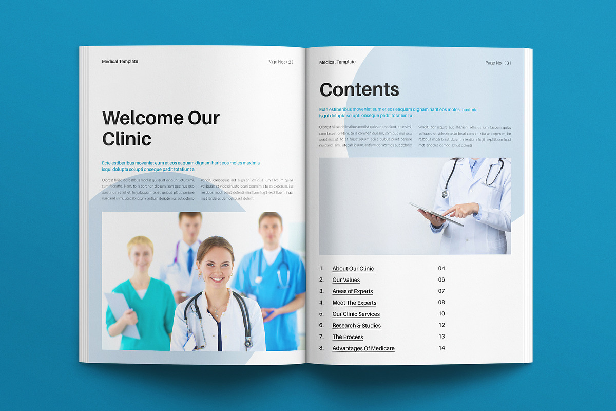 Medical Template, a Brochure Template by E-Type