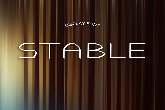 STABLE font preview 4