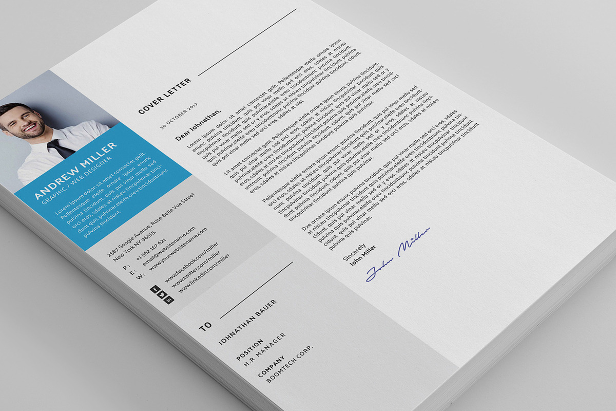 Word CV Resume, a Resume Template by CodePower (Photo 7 of 7)