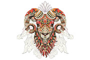 Ethnic Collection:  Goat, an Animal Illustration by ArtoJoy (Thumbnail 4 of 6)