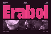 Erabol - Bold Condensed Display Font, a Sans Serif Font by RagamKata (Thumbnail 1 of 10)