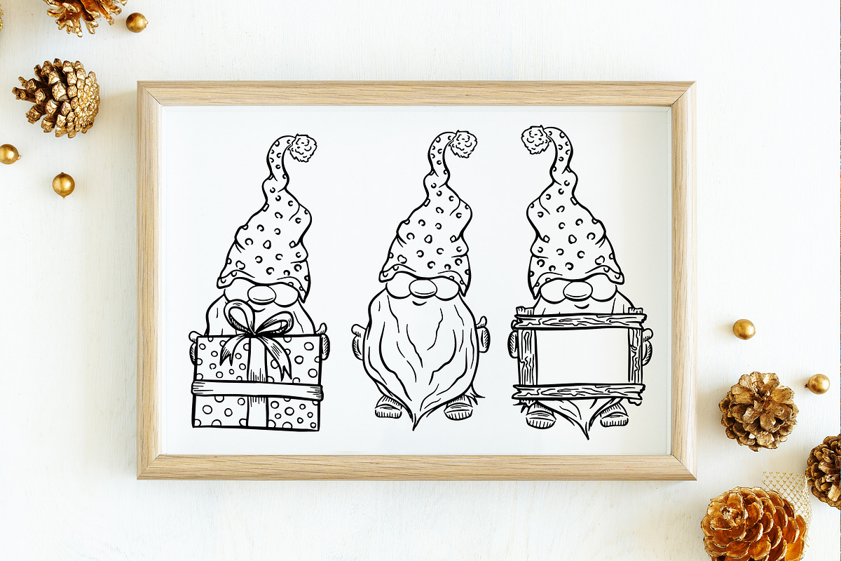 Christmas gnomes, an Illustration by Gennadi Digital Studio (Photo 4 of 5)