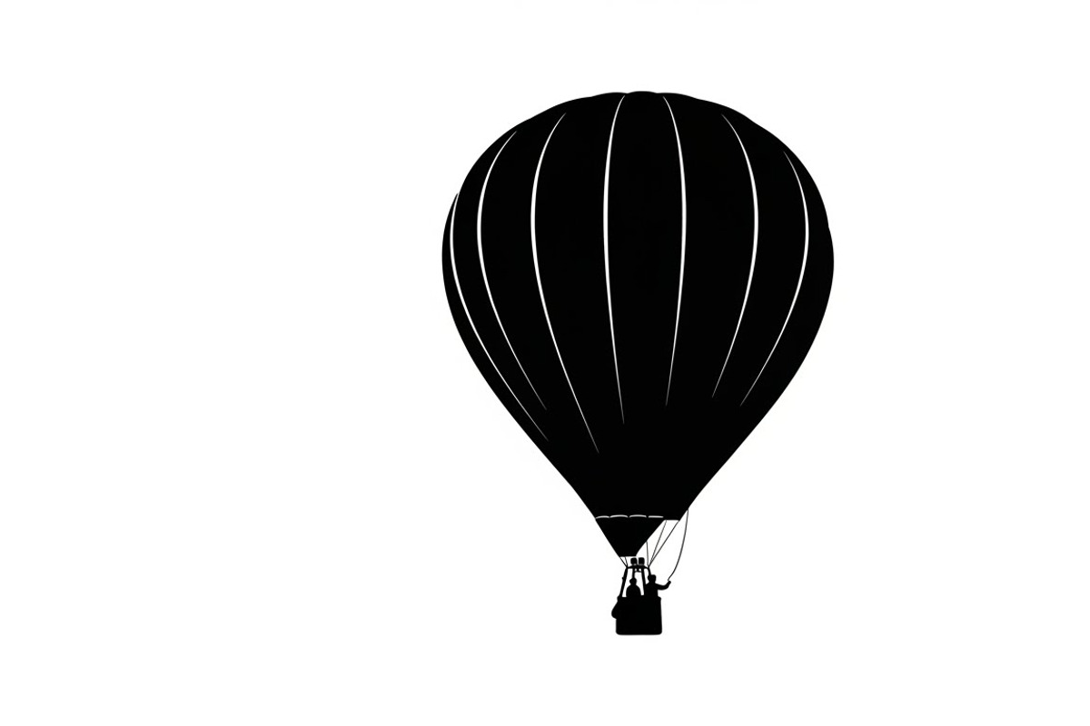 hot air balloon silhouettes, an Illustration by Amazin_art (Photo 2 of 31)