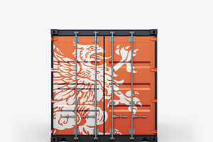 Shipping Container Mockup Set