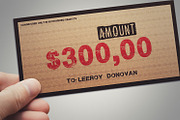 Elegant vintage GIFT VOUCHER, a Card Template by Tzochko (Thumbnail 2 of 5)