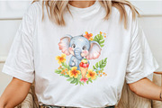 Kawaii Summer Animal & Ice Cream, an Illustration by Craft Nest (Thumbnail 3 of 6)