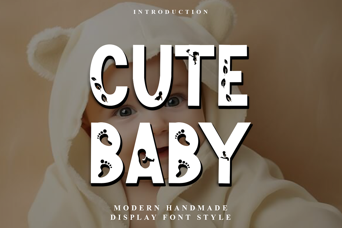 Cute Baby, a Script Font by InermediaSTUDIO (Photo 1 of 8)