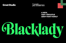 Blacklady Font Family