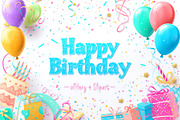watercolor birthday Cakes Party, a Graphic by Creativeshirt (Thumbnail 13 of 14)