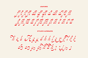 La Prambors | Retro Script, a Script Font by Jolicia Type (Thumbnail 11 of 15)