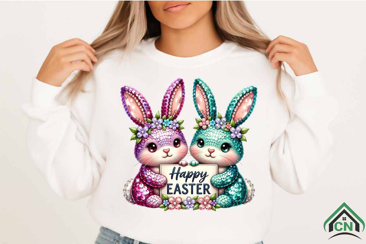 Happy Easter Bunny Png, an Illustration by Craft Nest (Photo 2 of 4)