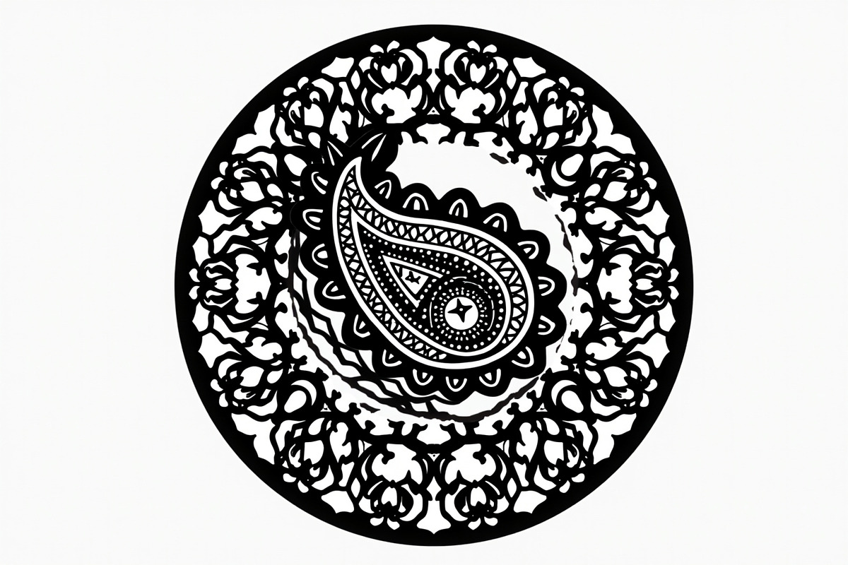 Circular Geometric Laser Cutting, an Object Graphic by BIPLOB EXPERT (Photo 8 of 16)