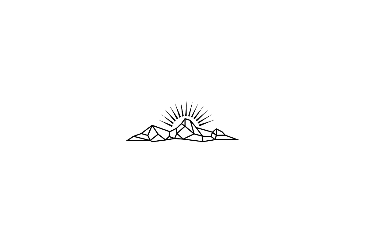 Geometric Mountain Adventure Logo, a Branding & Logo Template by Luxury Logos (Photo 3 of 4)