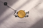 Handmade Envelope Close-Up with Wax, a Product Mockup by Custom Scene (Thumbnail 9 of 10)