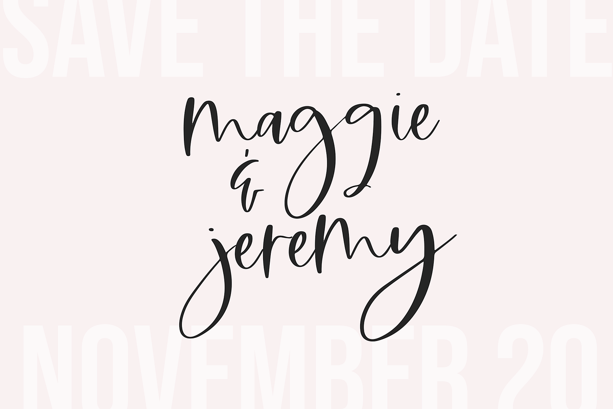 Charmed | Handwritten Script Font preview 4