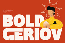Bold Geriov - Bold Display Font