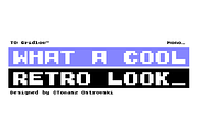 TO Gridlow 8-bit Pixel Typeface, a Sans Serif Font by Tomasz Ostrowski Design (Thumbnail 4 of 11)