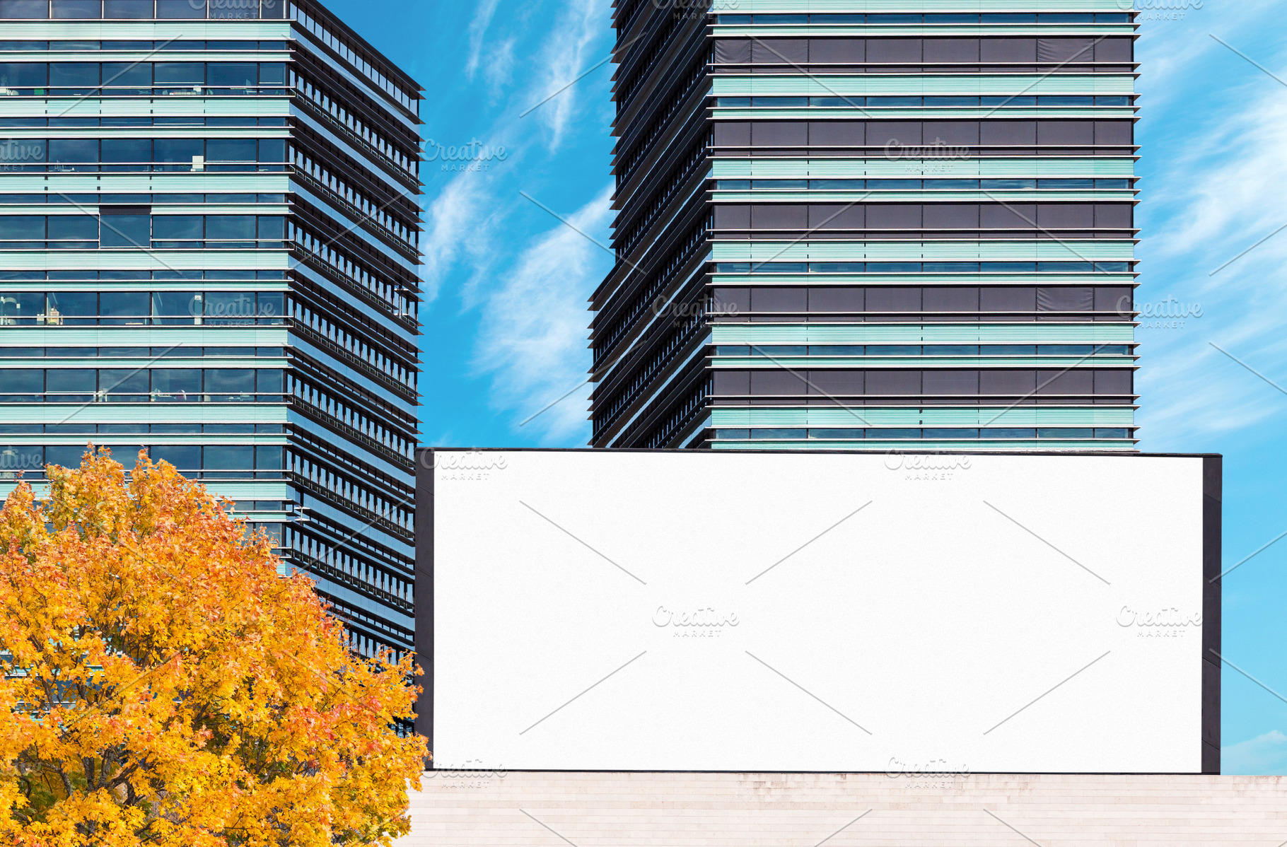Blank outdoor billboard mockup, a Business Photo by BOOCYS