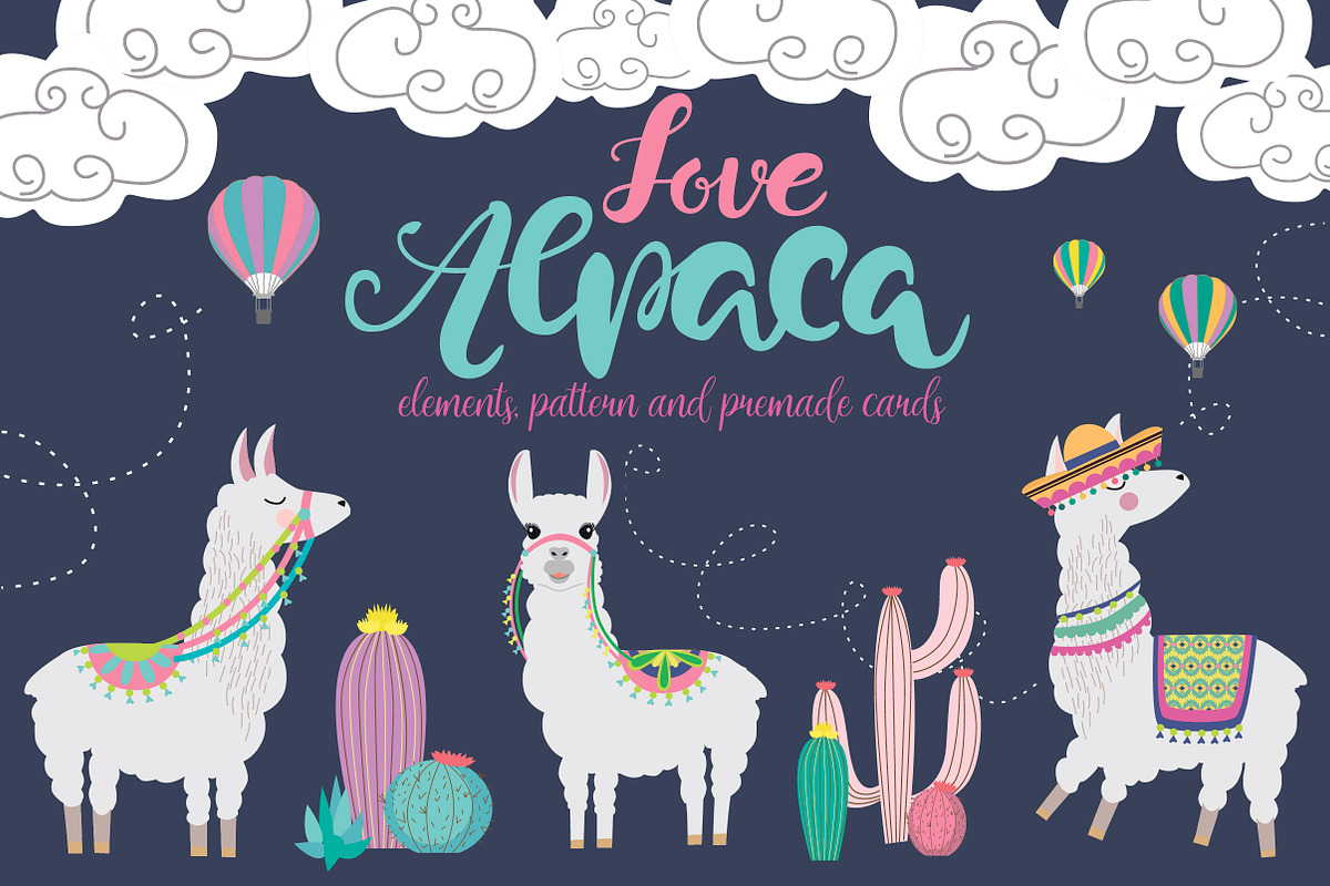 Love Alpaca, an Animal Illustration by Mio Buono (Photo 1 of 5)
