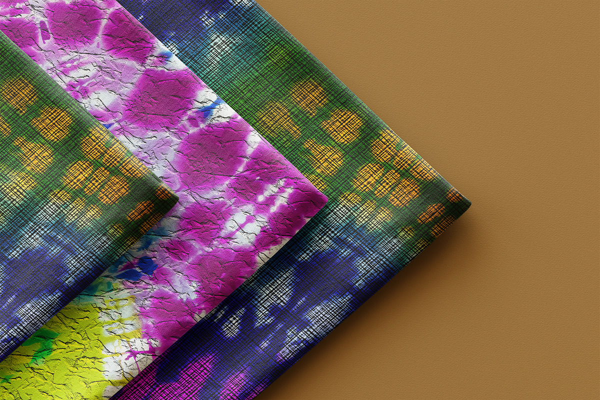 Tie-Dye Texture Digital Papers #79, a Texture Graphic by Digital Art Collectibles (Photo 2 of 5)