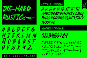 DIE-HARD - FONT DUO