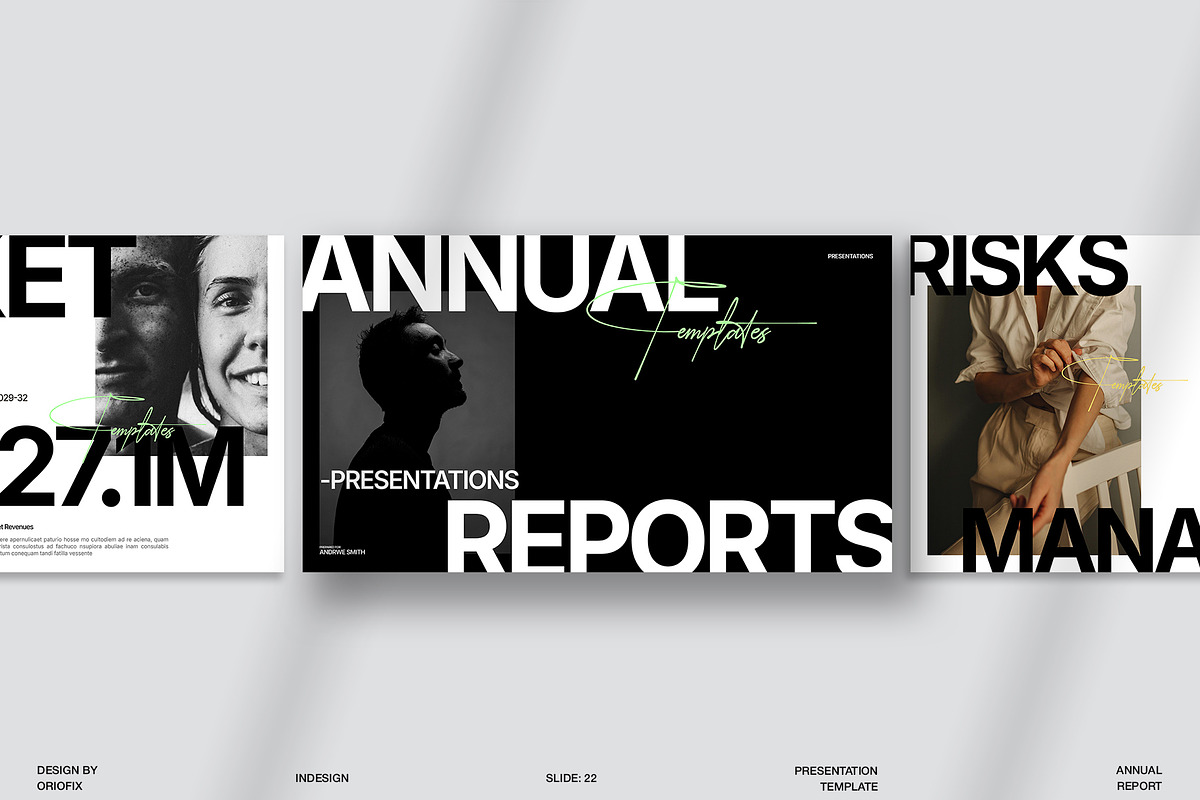 Annual Report Presentation Template, a Presentation Template by Oriofix (Photo 4 of 11)