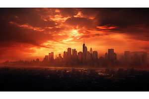 night light urban background ai, an Architecture Photo by pikepicture