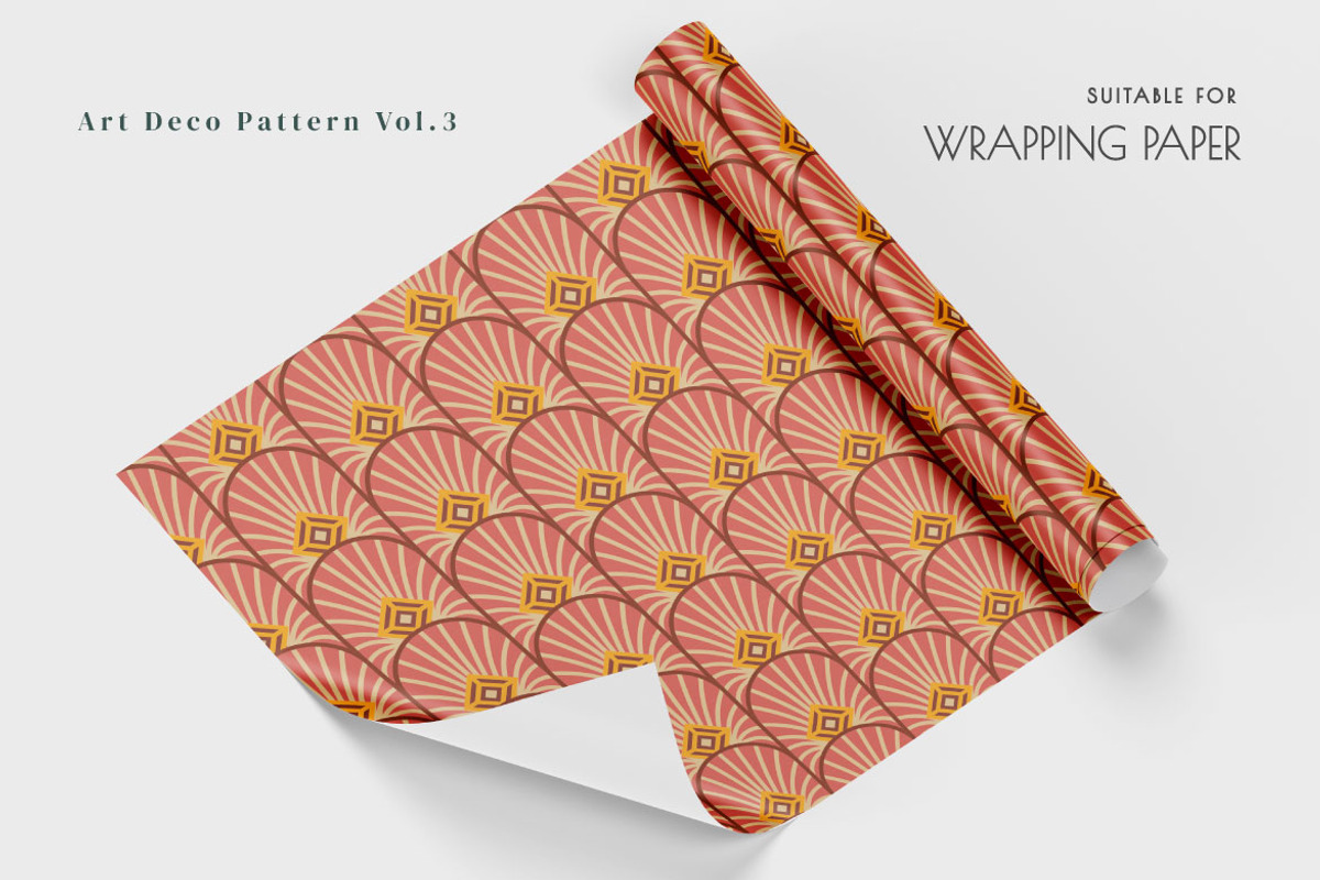 Art Deco Pattern, a Pattern Graphic by Bewalrus Studio (Photo 6 of 9)