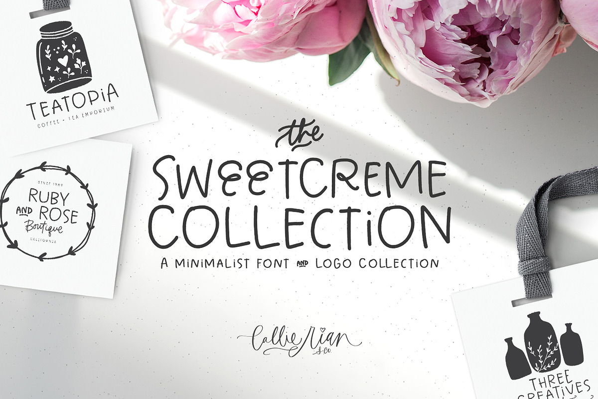 Sweetcreme Font & Logo Collection