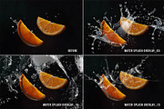 Water splash png overlay clipart, a Layer Style Add-On by Walllow Creatives (Thumbnail 2 of 6)