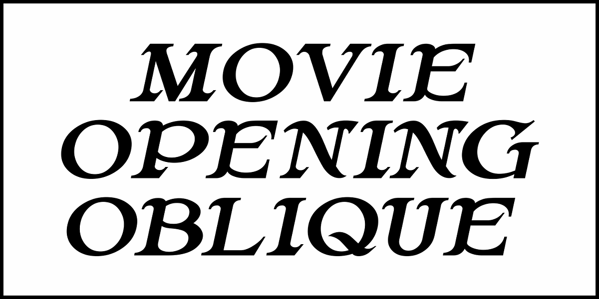 Movie Opening JNL, a Serif Font by Jeff Levine Fonts (Photo 4 of 5)