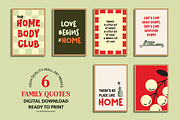Family Quotes Poster Wall Art Prints, an Object Graphic by digitalsbydepi (Thumbnail 2 of 8)