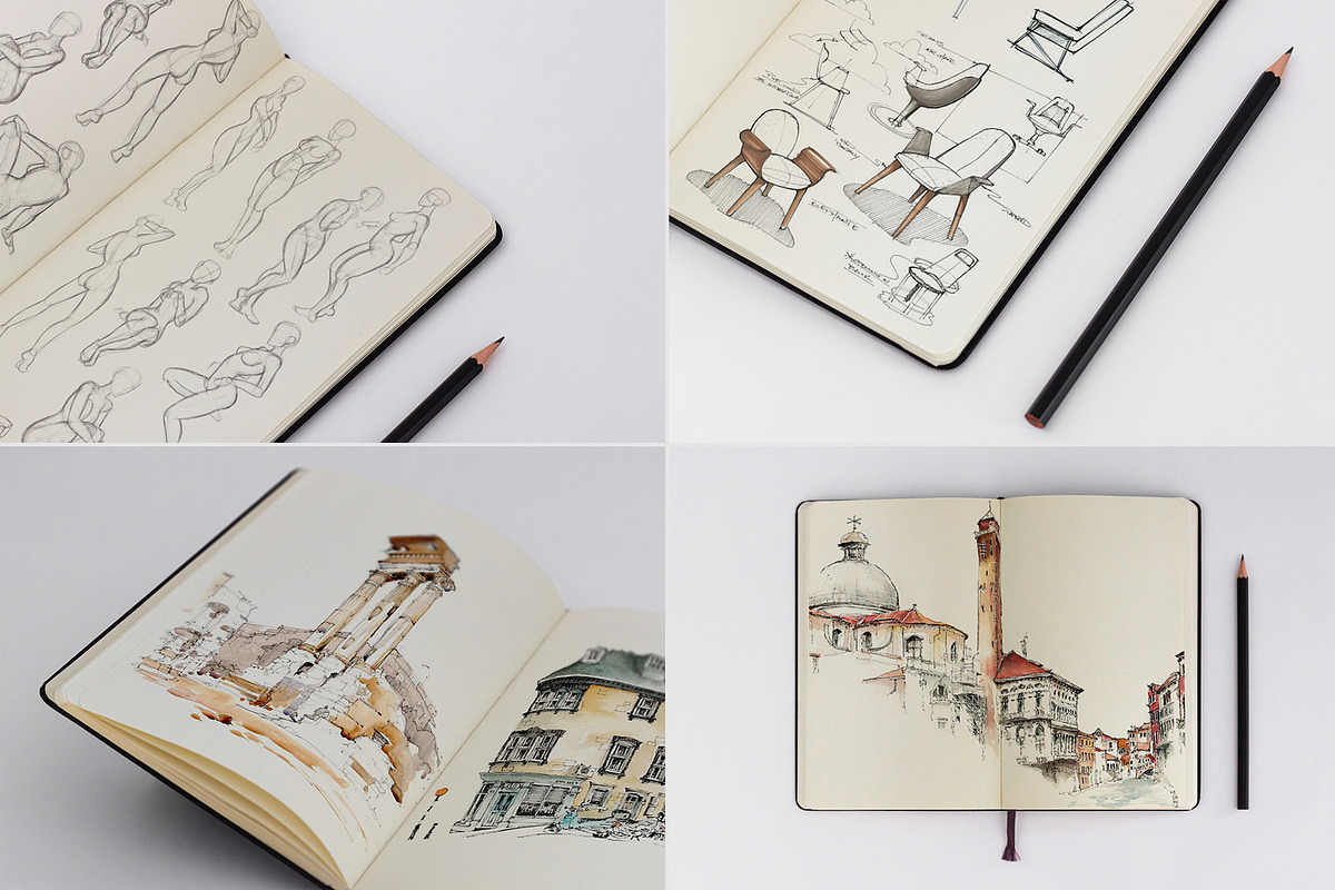 Sketchbook Mockups, a Print Template by Andre28 (Photo 7 of 9)