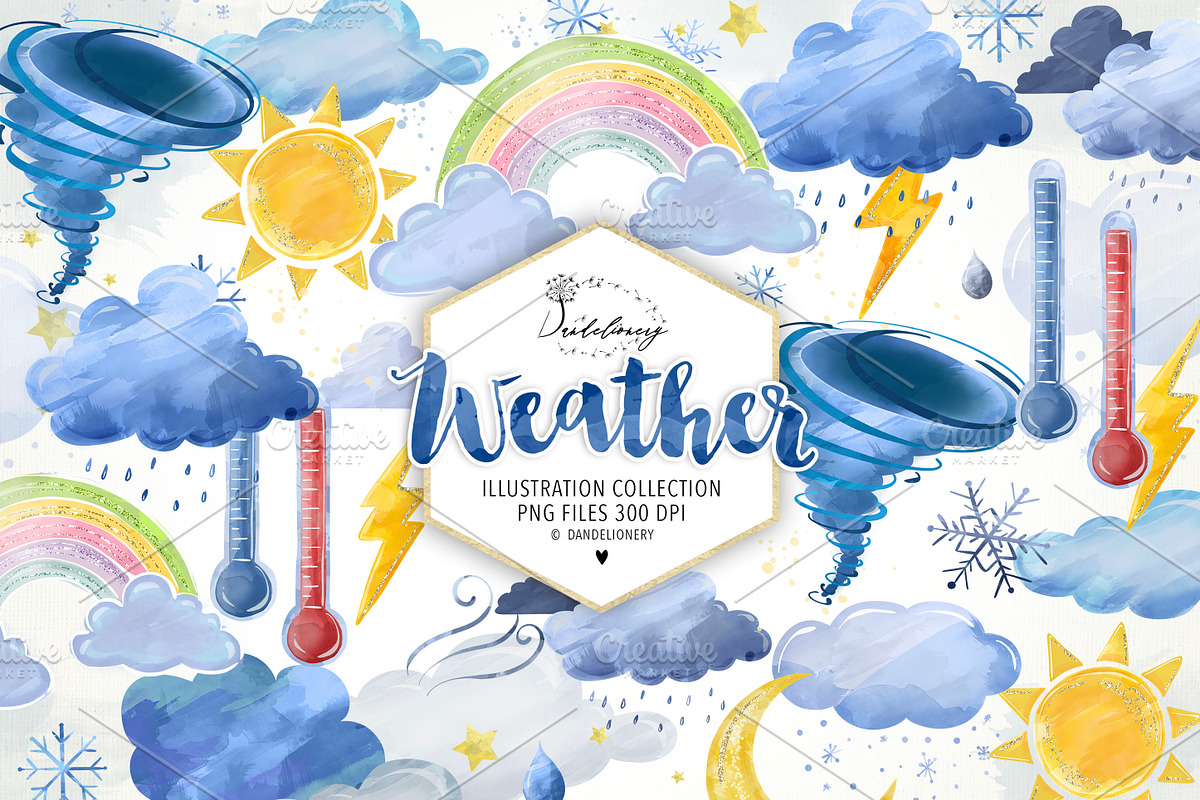 Weather design, an Education Illustration by designloverstudio