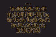 Deviella - Modern Gothic Font, a Blackletter Font by creativemedialab (Thumbnail 9 of 10)