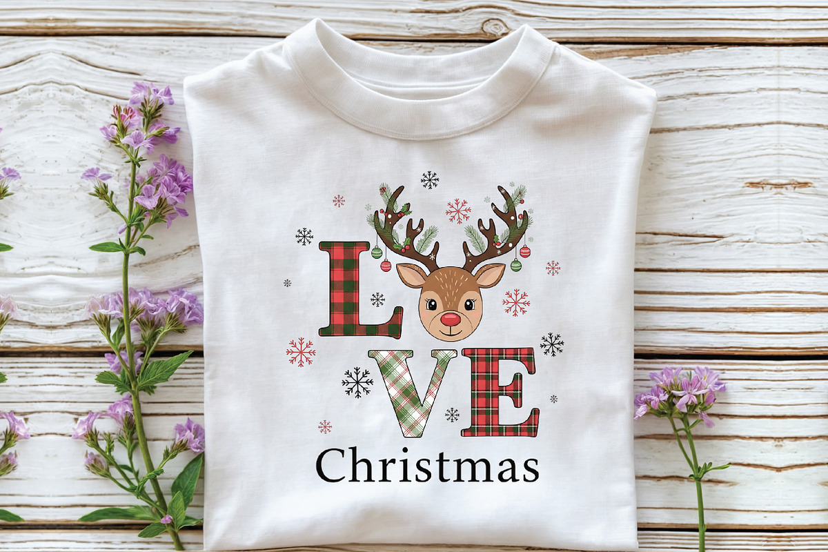 Love Christmas PNG Sublimation, an Illustration by Libby Wishes (Photo 3 of 5)