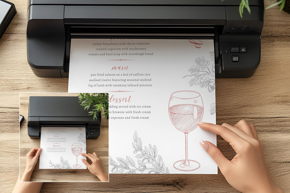 Printer Mockup with Hands PR011-03, a Books & Magazine Mockup by Callistemon Creative (Photo 4 of 8)