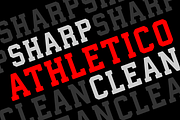 Athletico Clean & Sharp, a Slab Serif Font by Leitmotif (Thumbnail 1 of 3)